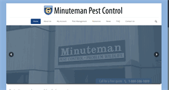 Desktop Screenshot of minutemanpest.com