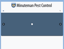 Tablet Screenshot of minutemanpest.com